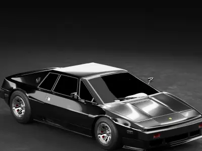 Lotus Esprit S1 Car 3D Model 3D model