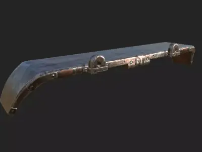Deco Trim Low-poly 3D model