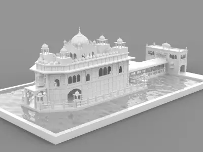 Golden Temple India  3D model