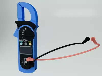 Avo meter Low-poly 3D model