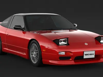 Nissan 180SX 3D model
