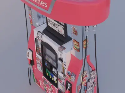 Gas Pump 3D model