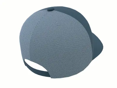 Baseball Cap 3D model 7