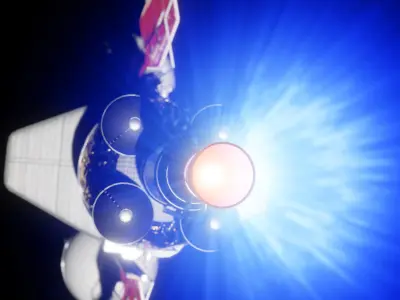 ROCKETS AND SPACESHIPS ENGINES PACK 3D model