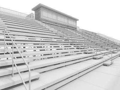 Bleachers 49 3D model