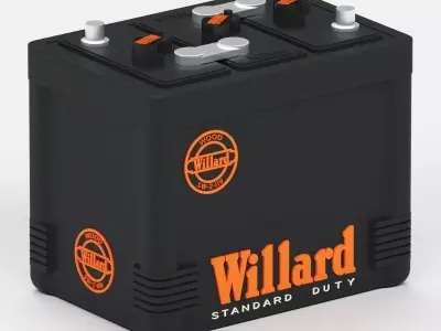 WWII US battery Free 3D print model