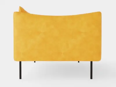 Fogia Tiki 2-Seater Sofa Low-poly 3D model