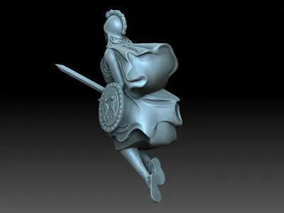 Galyunny figure 3D print model