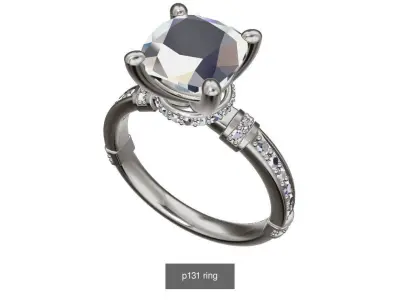 various solitare model 3D Model Pack