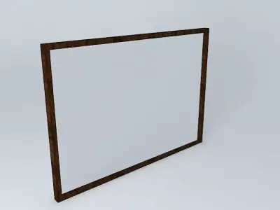 Culture wooden frame Free 3D model