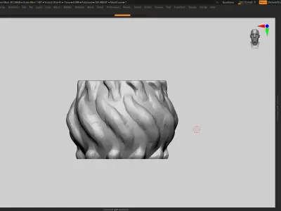 vase 3d print 323 3D print model
