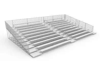 Bleachers 3 3D model