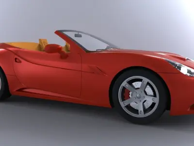Ferrari California convertible 3D model