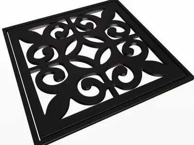 Sinkhole Ornamented 01 Low-poly 3D model