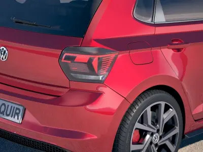 Volkswagen Polo GTI 2018 3D model