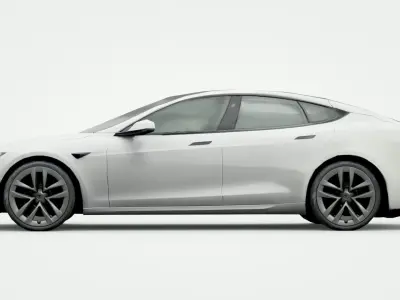 Tesla Model S Plaid 2024 Low-poly 3D model