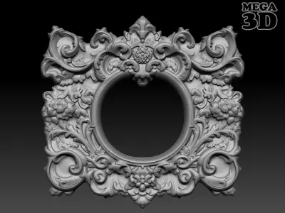 Bas relief Frame 240506 16 3D print model