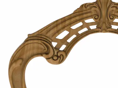 Carved picture frame STL 3D model
