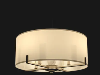 Palacio Four-Light Pendant 3D model