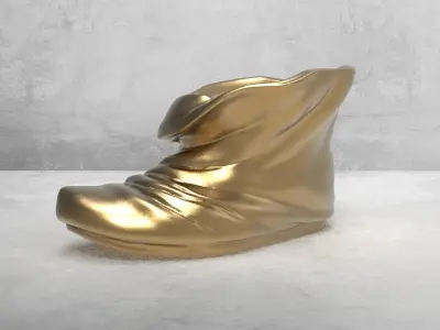 Shoe Plant Pot 3D print model Free 3D print model