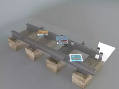 Rail Table  3D model