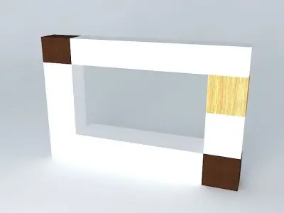 TV rack, rack de TV Free 3D model