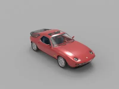 1981 Porsche 928 3D model