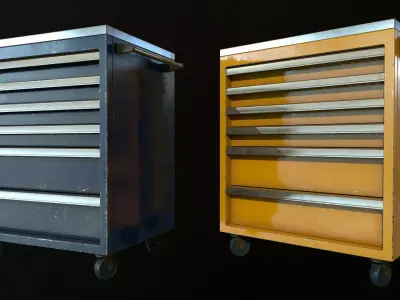 Tool Box Low-poly 3D model
