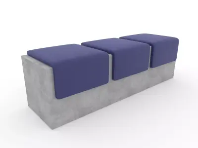 Stadium Seats 17 3D model