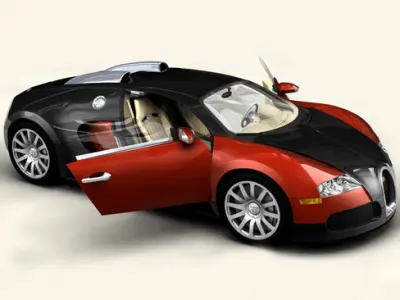 Bugatti Veyron 3D model