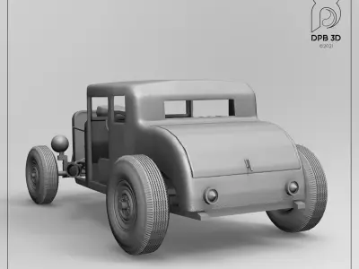 HOT ROD 3D print model