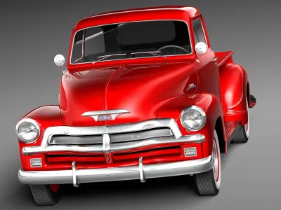 Chevrolet 3100 Pickup 1954 3D model