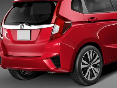 Acura Fit 2015 3D model