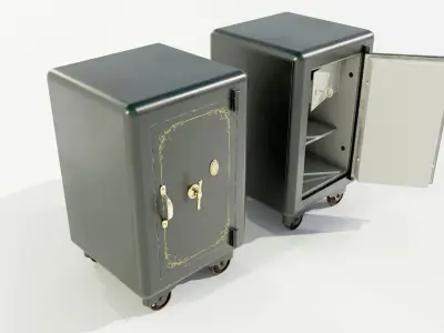 Vintage Safe 3D model