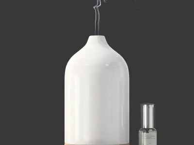 Decor Diffuser with books Set 17 3D model