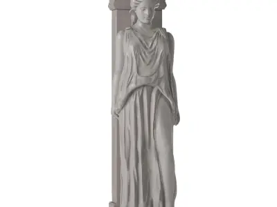 Caryatid Sculpture 3D model