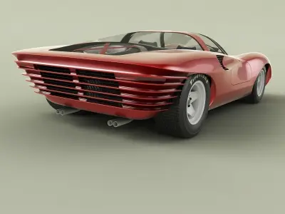 Ferrari 250 P5 Pininfarina concept 3D model