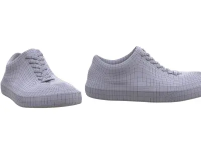 Shoes Low-poly 3D model