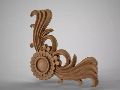 Corner Ornamental 3D print model