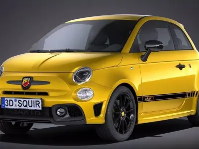 Fiat 595 Abarth 2017 3D model