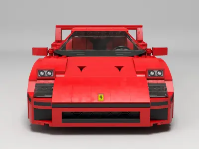 Lego Creator Ferrari F40 3D model