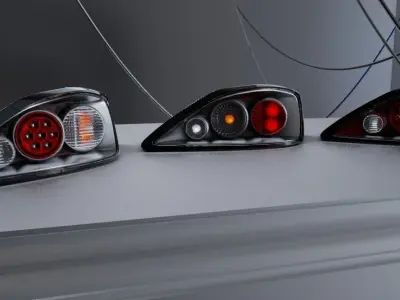 S15 Jun Yan Taillights Low-poly 3D model