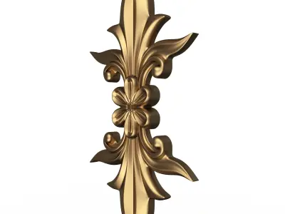 Vertical Onlay 02 Low-poly 3D model