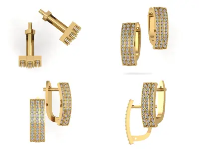 Earrings od77 3D print model