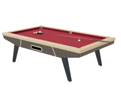 Louis Vuitton LV Pool Billiard Leather GM Table Low-poly 3D model