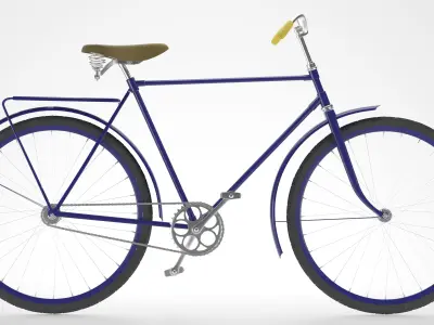Bicycle 3D model 3D model by pentatonika