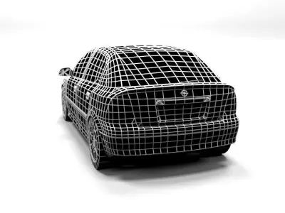 OPEL ASTRA G 5 DOOR LOWPOLY Low-poly 3D model