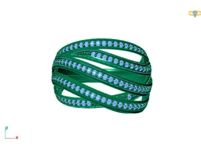 Women Ring 3DM Womens Ring 3d models 3D print model 3D print model 10