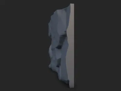 Stone Wall Modular Kit Asset 3D model