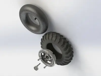 MOUNTAIN SKATE BOARD 3D model